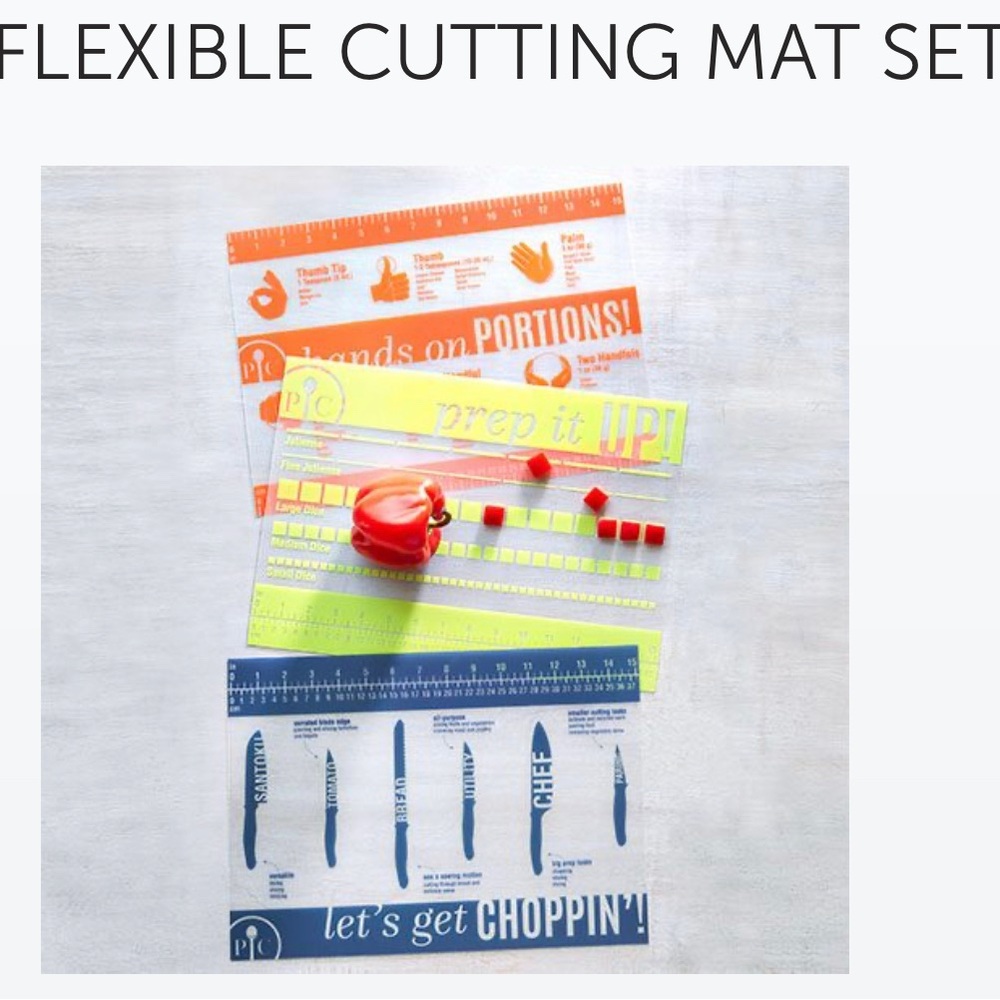 Pampered Chef Flexible Cutting Mats